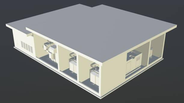 istock 3D illustration of industrial building 1479348431