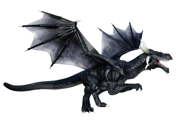 istock 3D Rendering Fairy Tale Dragon on White 1479348669