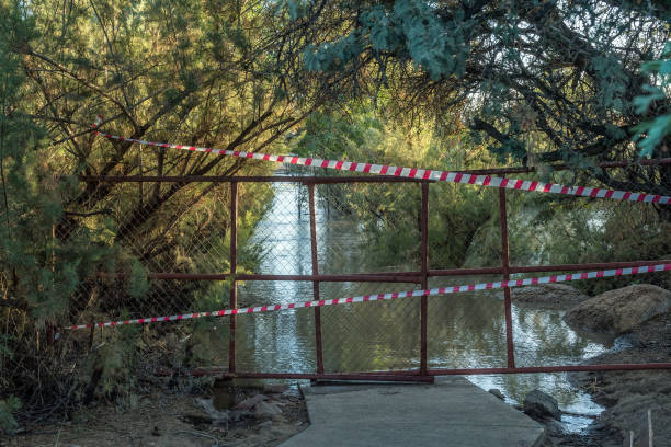 istock Closed footpath to main viewpoint at Augrabies Falls 1479353471