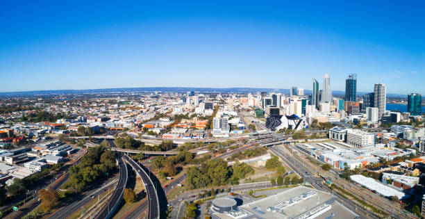 istock Aerial view of West Perth on Perth CBD 1479355053