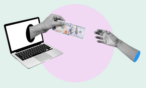 istock Creative photo collage artwork postcard poster sketches money payment for a subscription inside a notebook. 1479360056