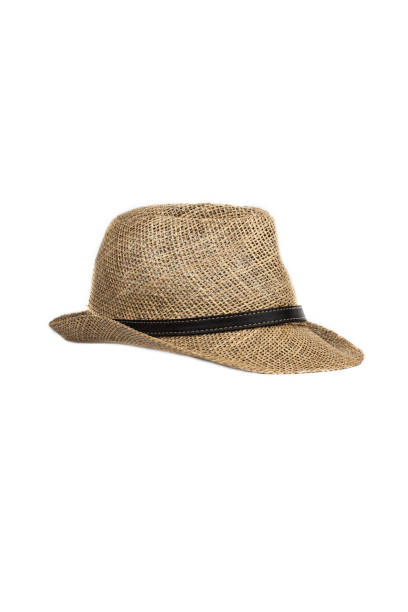 istock Closeup shot of a straw hat isolated on white background 1479365170