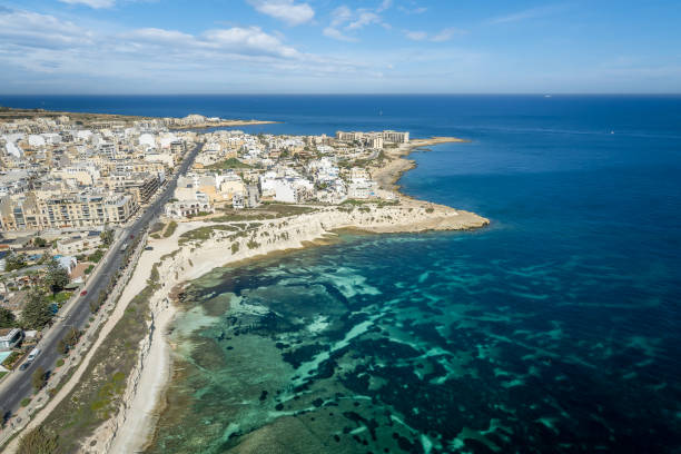 istock Landscape with Saint Thomas Bay in  Marsaskala, Malta 1479366862