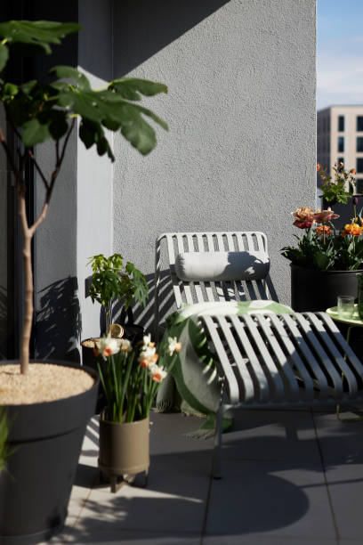 istock Plants and flowers on a balcony in Leipzig 1479370253