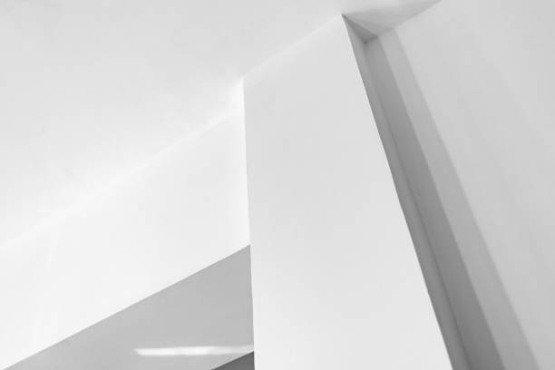 istock Abstract interior background with white corners and niche 1479377480