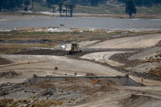 istock Heavy equipment in road construction. 1479390854
