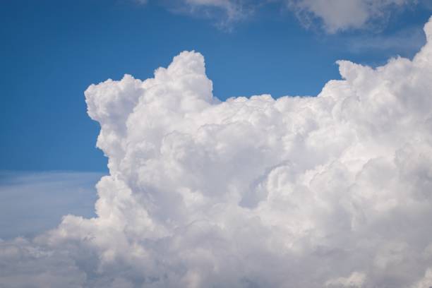 istock Beautiful view of large, fluffy, white clouds 1479391415
