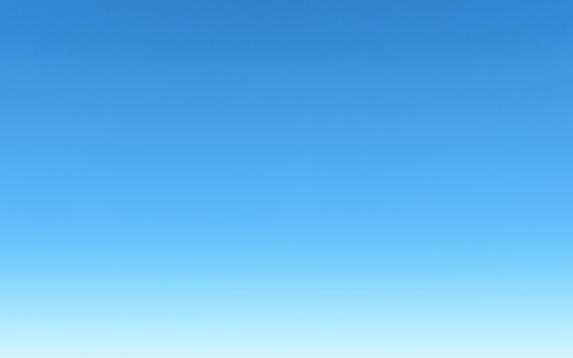 Nice cloudless empty blue sky panorama background