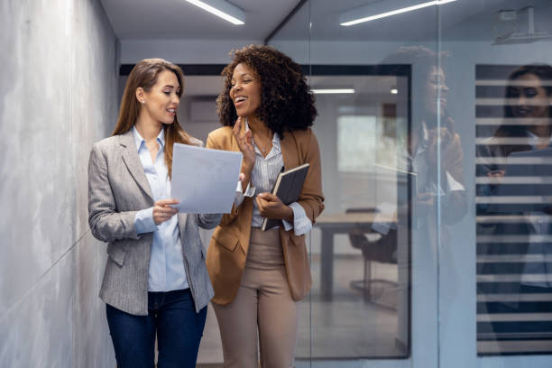 istock Two young business women talking abot new project 1479397098