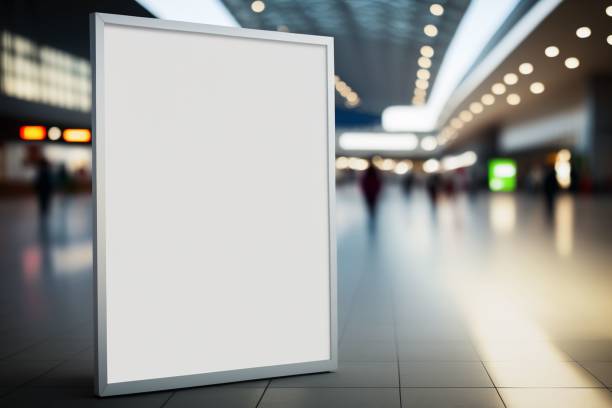 istock Blank empty billboard in avenue mall, shopping center, place for a text or montage 1479397468