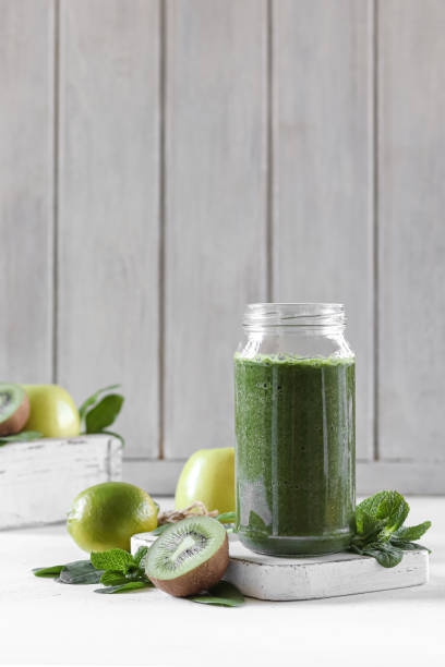 istock Green smoothie, healthy food. 1479403670