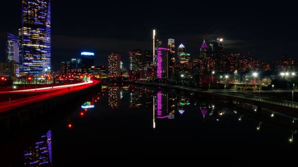 istock a night view of the city lights reflected in the water 1479409708