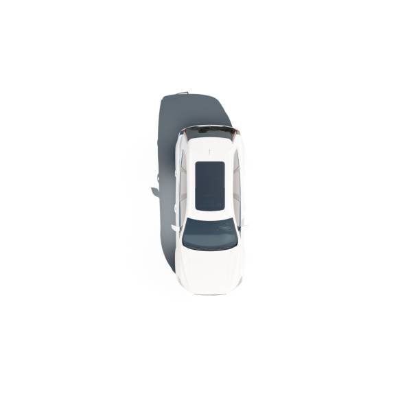istock A top view of a white car, 3d rendering 1479414084