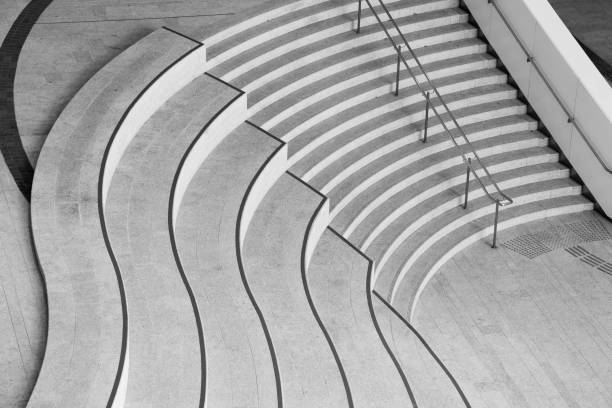 istock Stairway of modern architecture. Building abstract background 1479415038