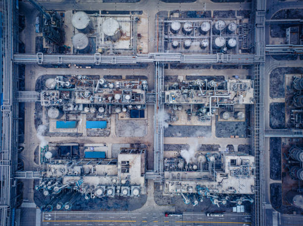istock Aerial view of oil refinery 1479416272