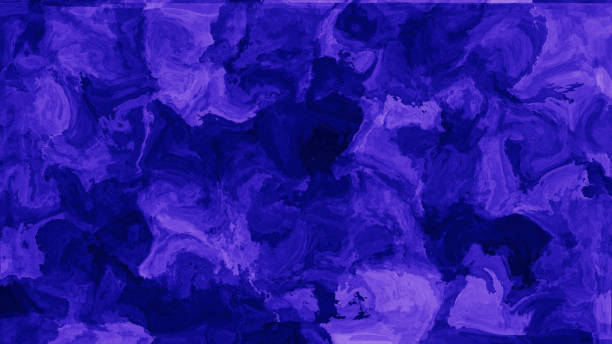 blaues aquarell papier glänzendes weltraumfeuer partikelpulver looping-fluss animation für abstrakte kunst fantasy bewegung silber hintergrund - looping animation stock-fotos und bilder