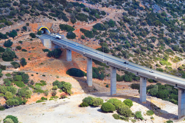 istock Greece,  Valley Crossing Highway 1479425643