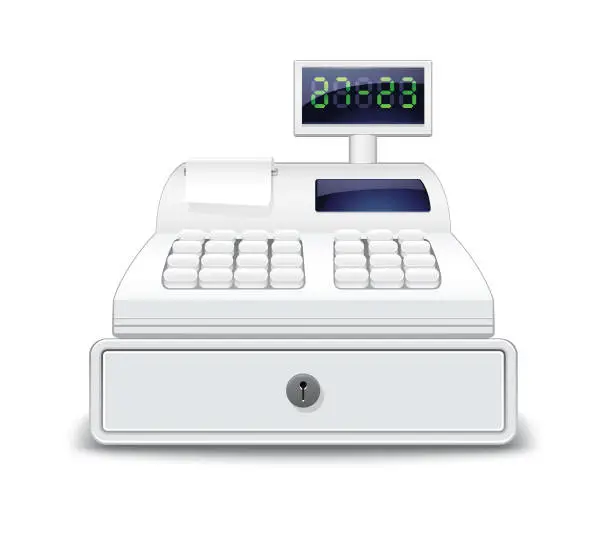 Vector illustration of Cash Register Icon