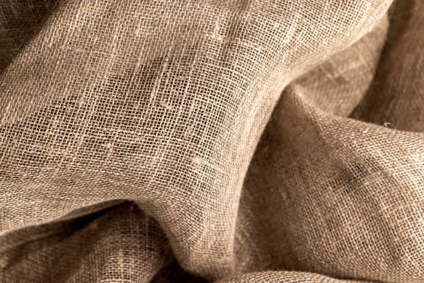 istock Grey linen fabric for sewing clothes and other things 1479438760