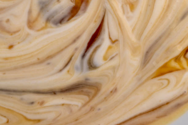 istock Fresh Yogurt with added chocolate for chocolate flavor 1479439000