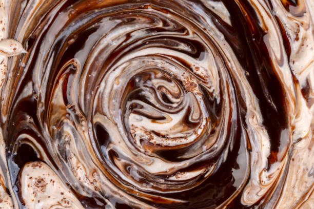 istock Fresh Yogurt with added chocolate for chocolate flavor 1479439016