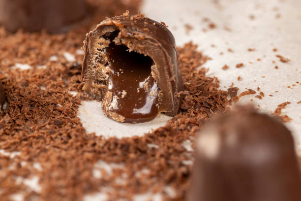 istock sweet chocolates with soft filling, chocolate pieces 1479439111