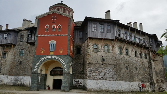 The monasteries of Filotheou of the community of Mount Athos is an Eastern Orthodox community of monks in Greece
