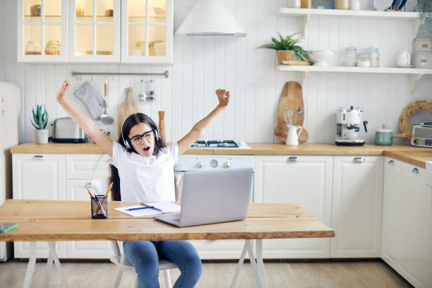 istock Girl take break during home-schooling at home 1479448848