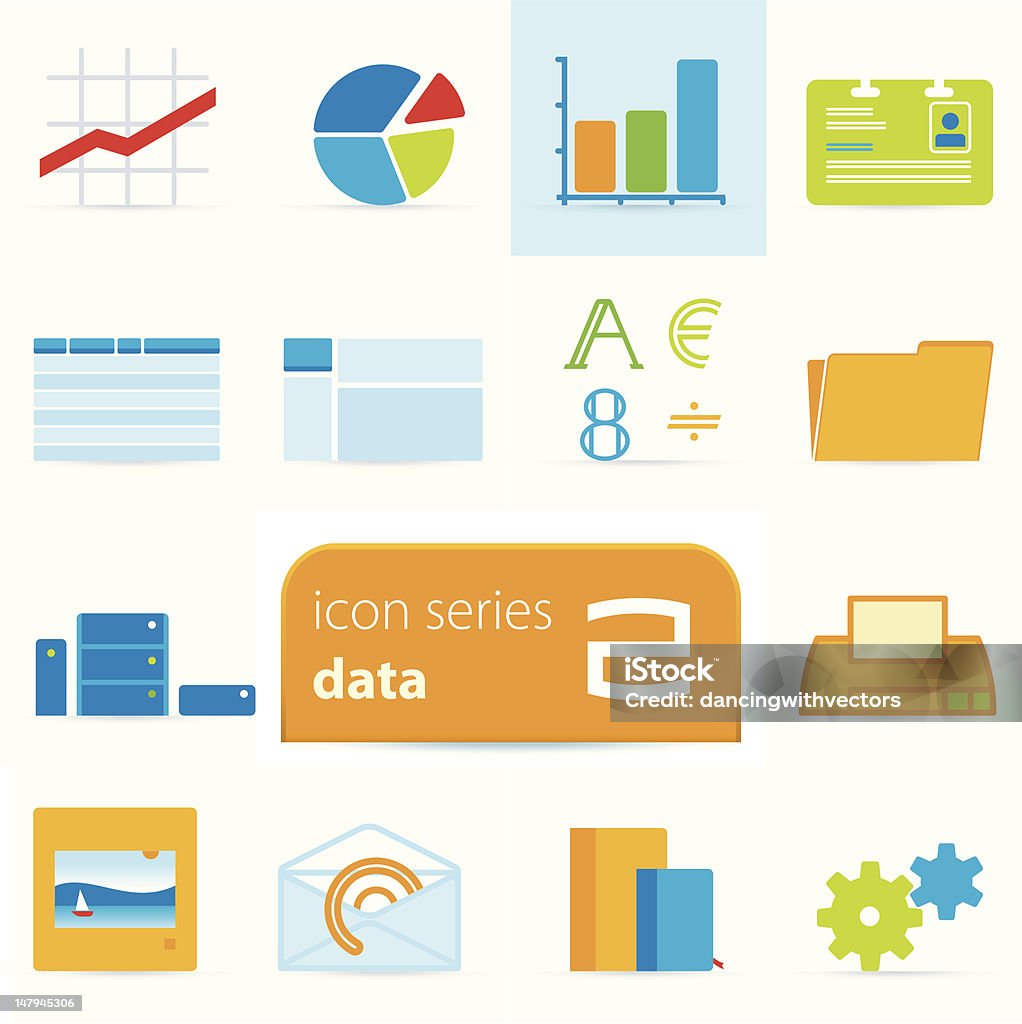 2 Data Icon Icon Series 2 Data Stock Illustration - Download Image Now - Book ...