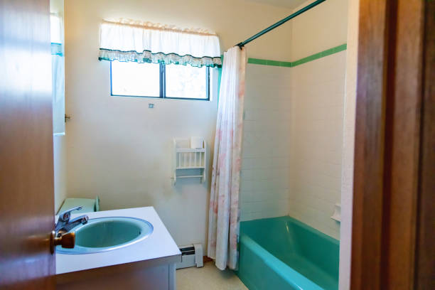 Older Style Bathroom Images Ranging from 1960s to 2000 Updates Photo Series