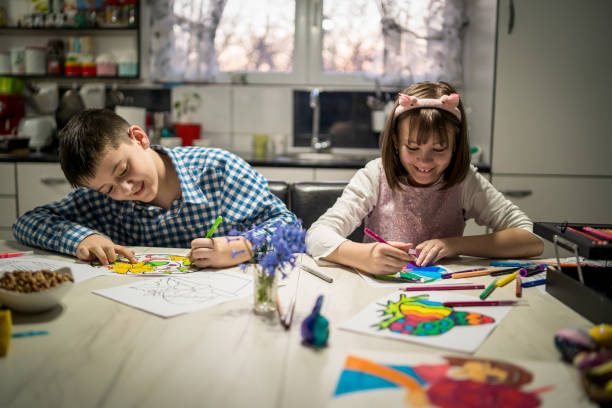 istock Kids Enjoying Art and Craft on Easter 1479461576