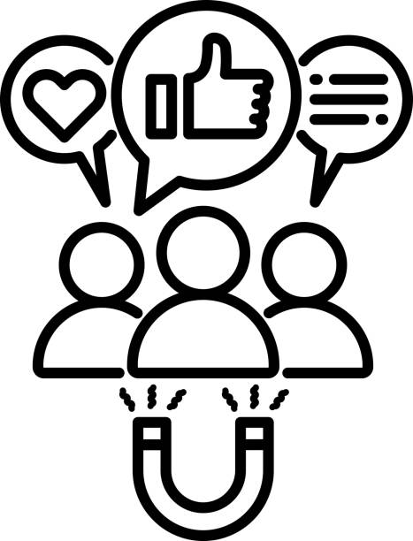 ilustraciones, imágenes clip art, dibujos animados e iconos de stock de vector de icono de compromiso de marca - compromiso