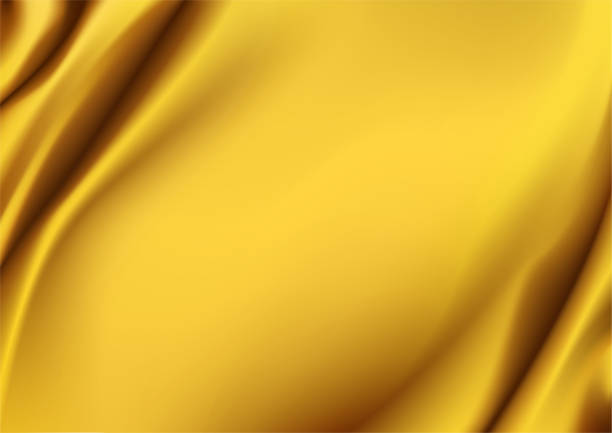 istock Gold luxury satin fabric texture for background and art design,golden silk vector background. 1479463910