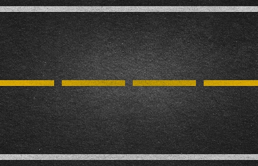 Line marking on road texture background stock photo