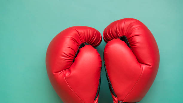 istock Red and black boxing gloves 1479472470