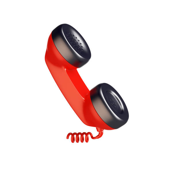 istock Red line Telephone Receiver 3D Icon 1479477460