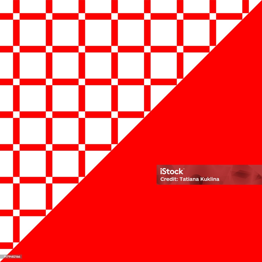 Coloured Pattern Red Red Vector Pattern Of Colored Abstract Geometric Shapes And Grid Stock ...