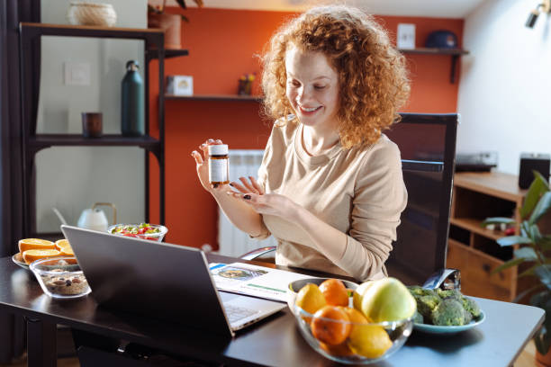 istock A female nutritionist talking on a video call with a client 1479492800