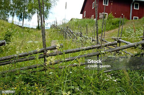 Foto de Sueca Vara De Madeira De Muro e mais fotos de stock de Cerca - Cerca, Cultura sueca, Fotografia - Imagem