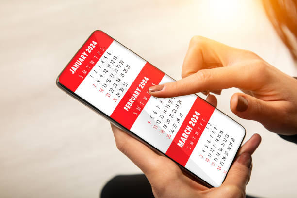 istock 2024 first quarter calendar on phone screen 1479508996