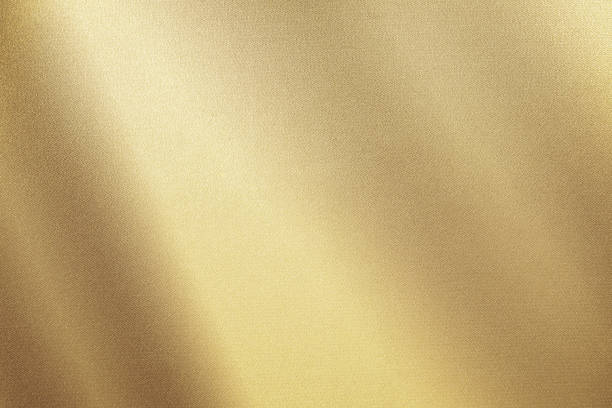 light pale brown yellow silk satin. gradient. dusty gold color. golden luxury elegant abstract background. - satin imagens e fotografias de stock