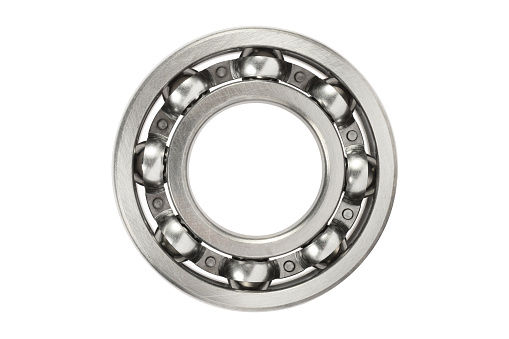 Ball Bearings isolated on white background. Spare parts catalog. Auto parts.