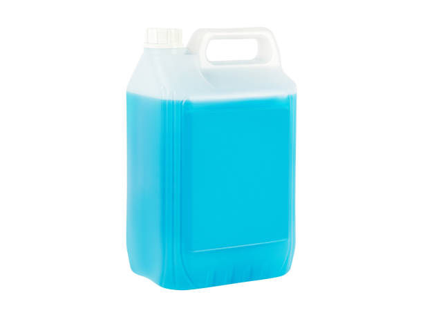 istock Blue antifreeze in canister. 1479516589