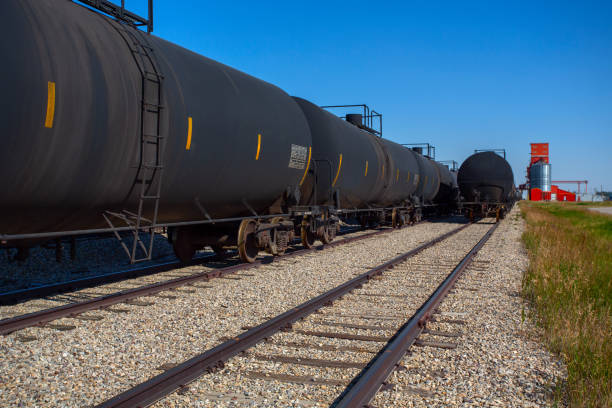 istock Freight train cars moving along the railway tracks 1479516626
