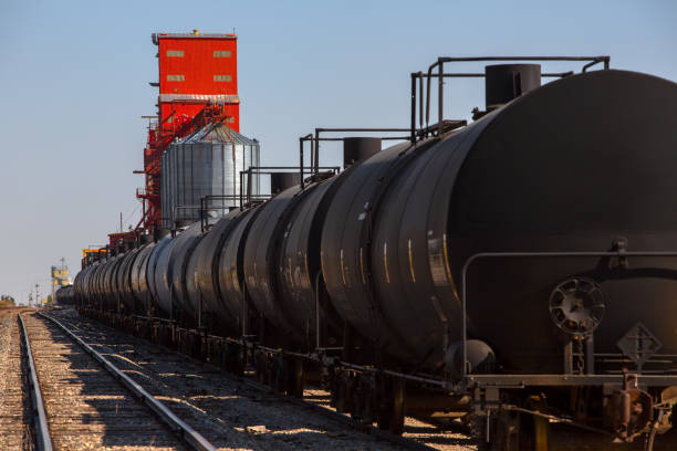 istock Freight train cars moving along the railway tracks 1479516629