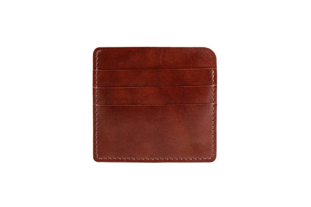 istock Isolated leather card holder on a white background. 1479519372