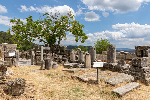 Labranda was an ancient city located in Caria, in what is now southwestern Turkey. It was an important religious center in the region, with a sanctuary dedicated to Zeus Labrandeus, the main deity worshipped there.