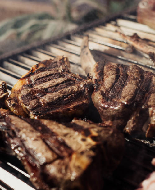 istock Some excellent pieces of Argentinian beef on a charcoal grill 1479519709