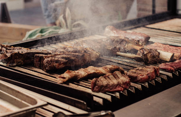 istock Some excellent pieces of Argentinian beef on a charcoal grill 1479519832