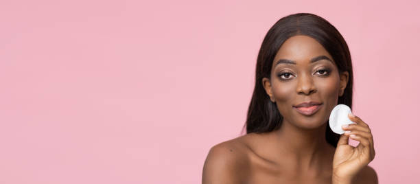 istock Black woman with perfect skin. 1479524204